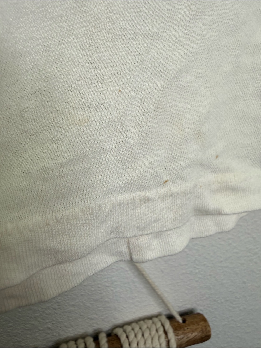 Anine Bing Ashton Tee Vintage Bing in Washed Buttercream sz S guc - Picture 8 of 8